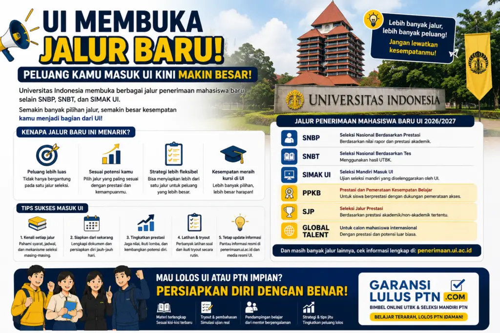 UI membuka jalur baru