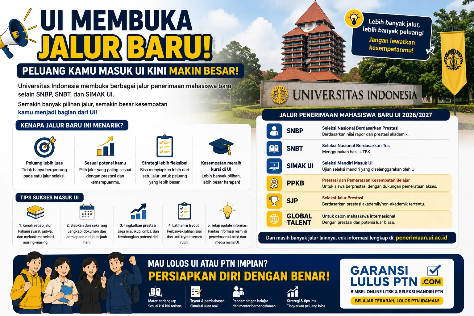 UI membuka jalur baru